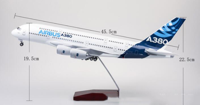 43-45.5CM Boeing 787 Airbus A380 Airplane Plastic Alloy Model Plane ETIHAD QANTAS AIRFRANCE LUFTHANSA ANA AIRLINES Toys