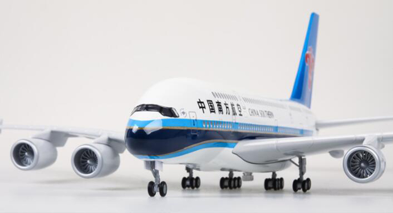 43-45.5CM Boeing 787 Airbus A380 Airplane Plastic Alloy Model Plane ETIHAD QANTAS AIRFRANCE LUFTHANSA ANA AIRLINES Toys