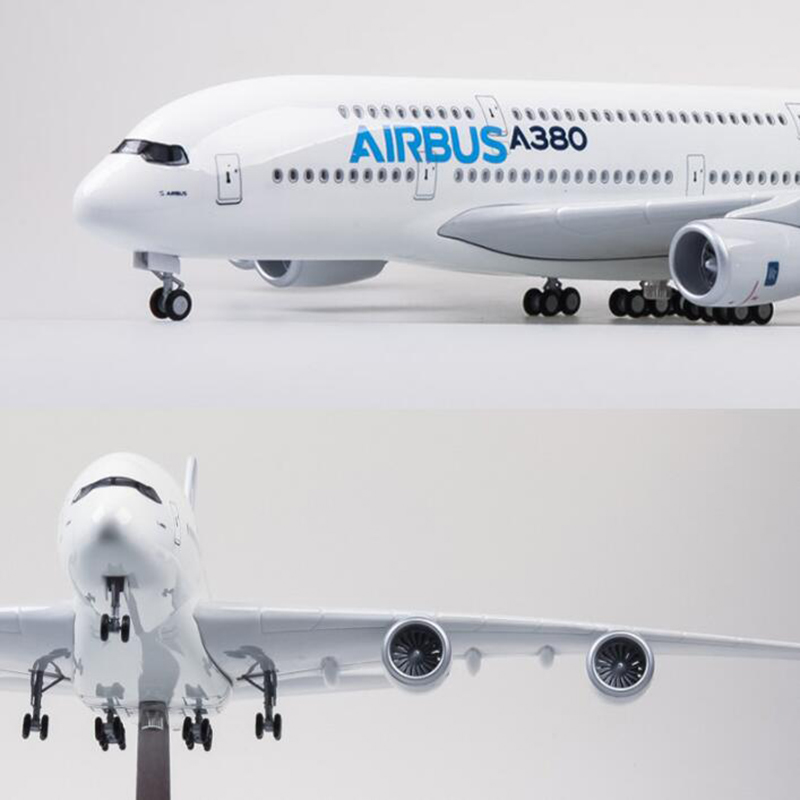 43-45.5CM Boeing 787 Airbus A380 Airplane Plastic Alloy Model Plane ETIHAD QANTAS AIRFRANCE LUFTHANSA ANA AIRLINES Toys