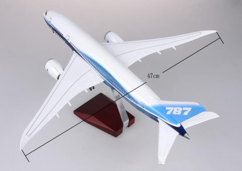 43-45.5CM Boeing 787 Airbus A380 Airplane Plastic Alloy Model Plane ETIHAD QANTAS AIRFRANCE LUFTHANSA ANA AIRLINES Toys