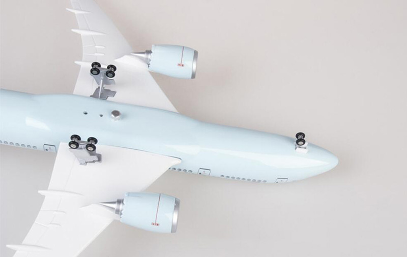 47cm Alloy Aircraft 1:130 Scale Simulation Boeing B787 Airplane Model Canada Airlines Pedestal Light&Wheel Diecast Plastic Plane