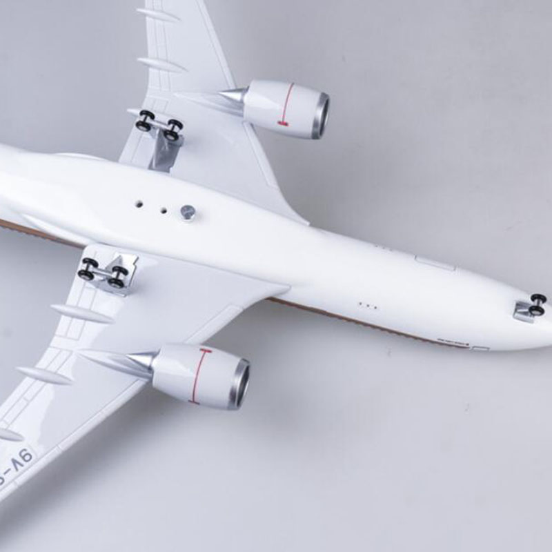 47CM 1/142 Scale Airbus A350 Singapore Airline Alloy Airplane Toys Model W Wheeled Diecast Plastic Plane Collection Decoration