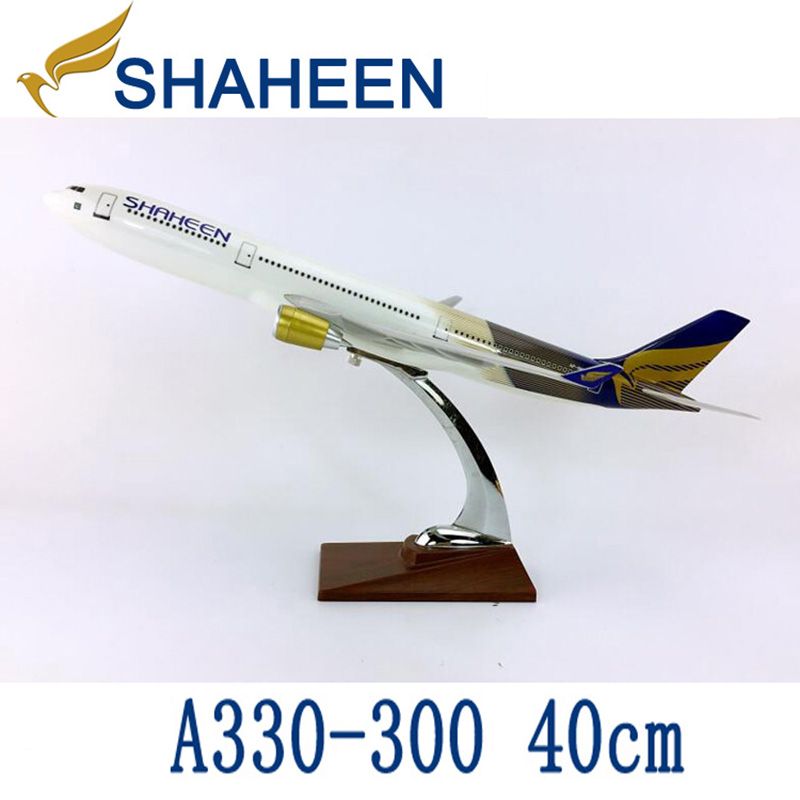 40CM 1:172 Alloy Airbus A330-300 model Pakistan SHAHEEN airlines W base aircraft plane collectible display model collection Toys 40CM 1:172 Alloy Airbus A330-300 model Pakistan SHAHEEN airlines W base aircraft plane collectible display model collection Toys