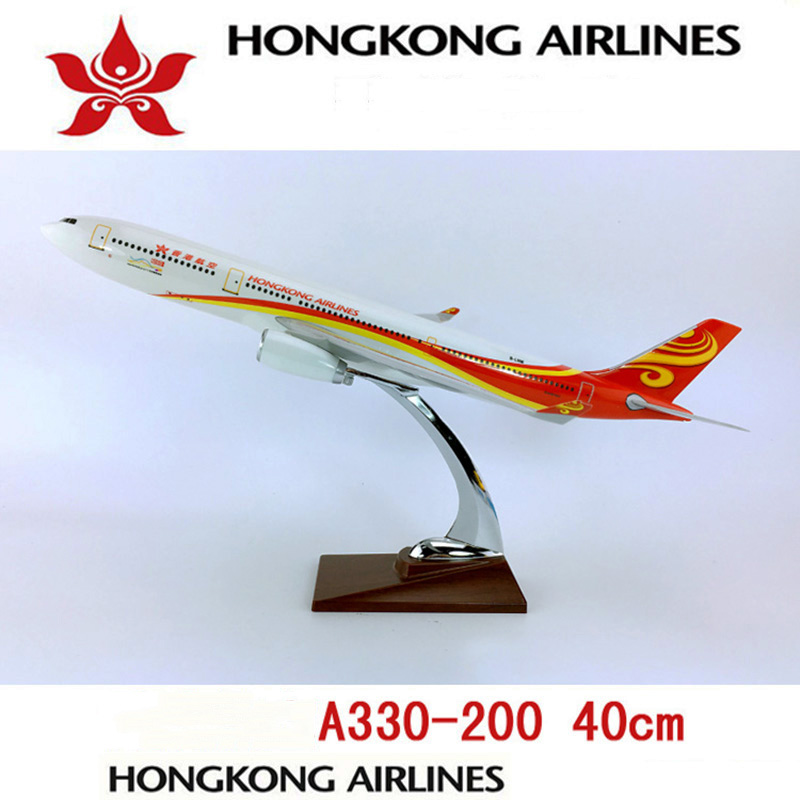 40CM 1:172 High imitation Hongkong airlines Airbus A330-300 model W base alloy aircraft plane collectible display Toycollection 40CM 1:172 High imitation Hongkong airlines Airbus A330-300 model W base alloy aircraft plane collectible display Toycollection