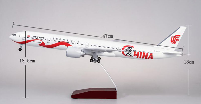 47cm 1/157 Scale Airplane Boeing B777 romantic Aircraft Air China Airlines Model W Light&Wheel Diecast Plastic Resin Plane Toys 47cm 1/157 Scale Airplane Boeing B777 romantic Aircraft Air China Airlines Model W Light&Wheel Diecast Plastic Resin Plane Toys