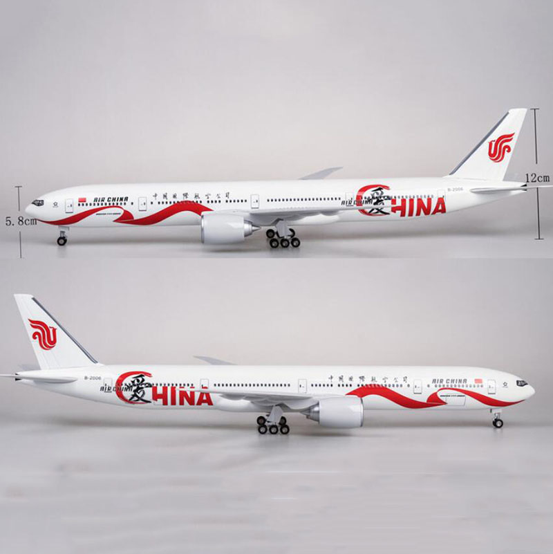 47cm 1/157 Scale Airplane Boeing B777 romantic Aircraft Air China Airlines Model W Light&Wheel Diecast Plastic Resin Plane Toys 47cm 1/157 Scale Airplane Boeing B777 romantic Aircraft Air China Airlines Model W Light&Wheel Diecast Plastic Resin Plane Toys
