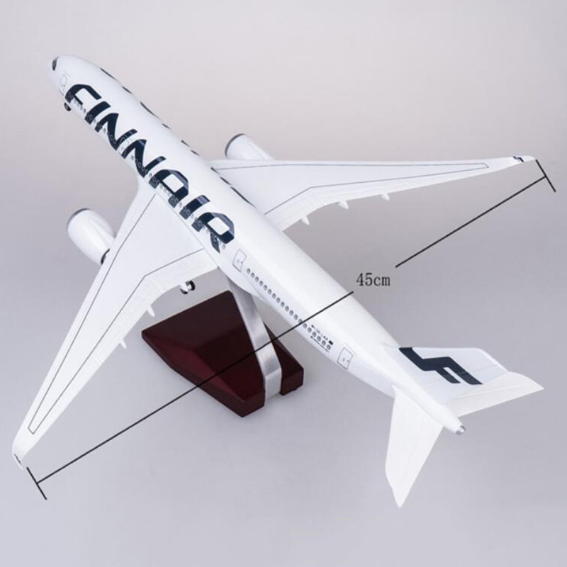 47CM 1/142 Scale Airplane Airbus A350 Finland FINNAIR Airline Aircraft Model W Light & Wheel Diecast Plastic Resin Plane Toys 47CM 1/142 Scale Airplane Airbus A350 Finland FINNAIR Airline Aircraft Model W Light & Wheel Diecast Plastic Resin Plane Toys