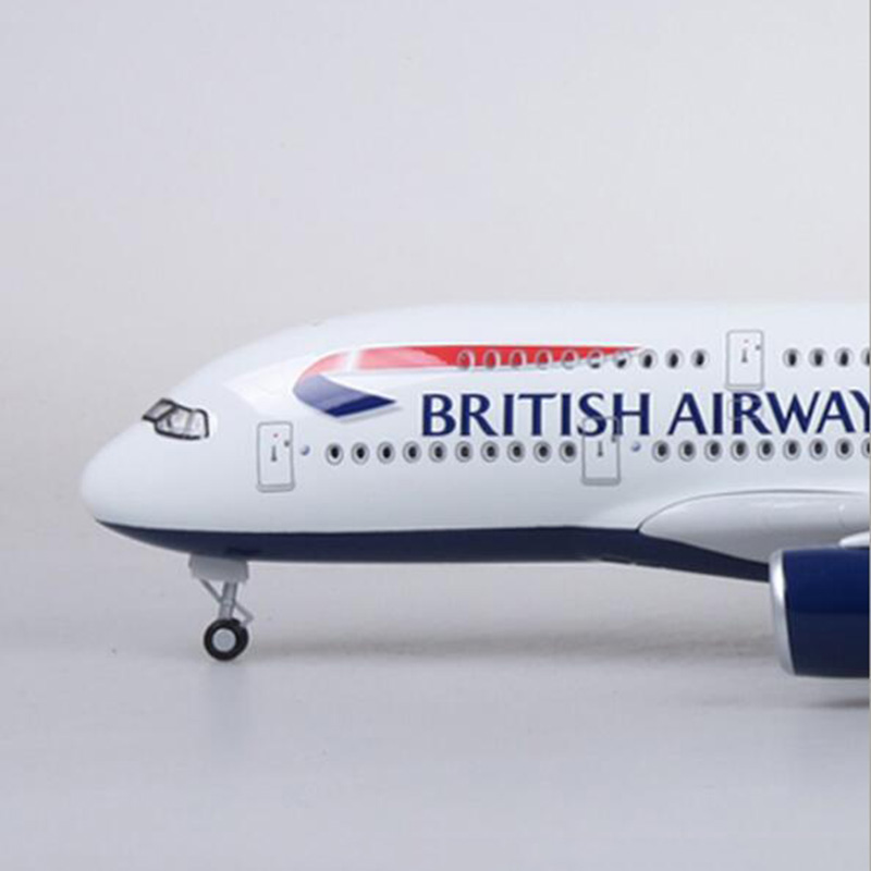 1/160 Scale 50.5CM Airbus 380 A380 BRITISH Airline Airplane Model W Light & Wheel Diecast Plastic Resin Plane For Collection 1/160 Scale 50.5CM Airbus 380 A380 BRITISH Airline Airplane Model W Light & Wheel Diecast Plastic Resin Plane For Collection