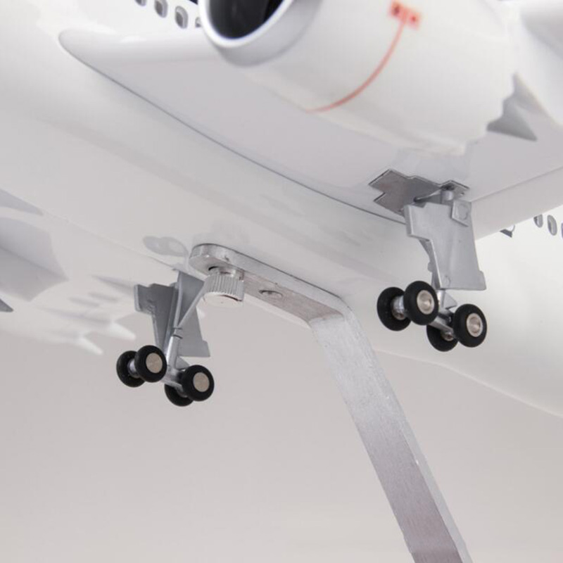 47cm 1/130 High imitation B787 Alloy Airplane Model Airlines Aircraft Pedestal Wheels Diecast Plastic Plane Toy