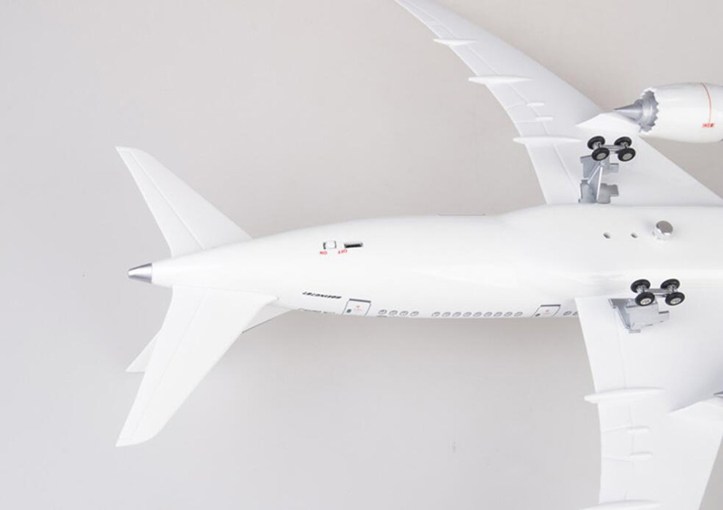 47cm 1/130 High imitation B787 Alloy Airplane Model Airlines Aircraft Pedestal Wheels Diecast Plastic Plane Toy