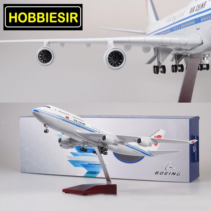 47CM Aircraft 1/150 Airbus A350 Alloy Airplane Model China Southern Airline W LED Light & Wheel Diecast Plastic Plane Collection