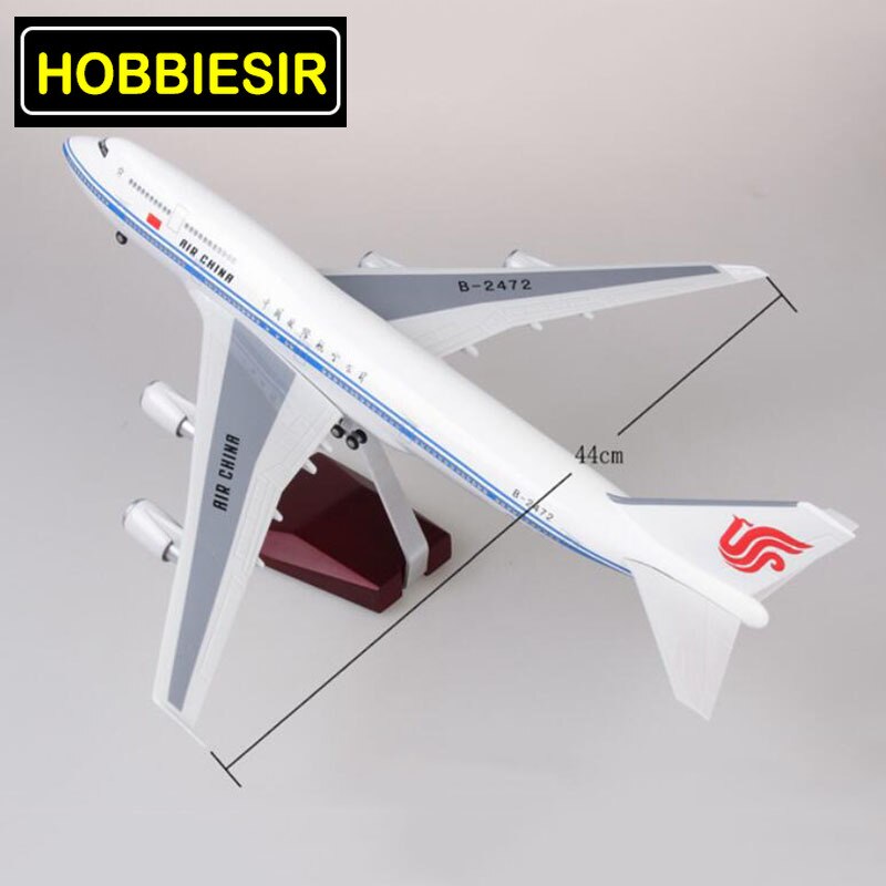 47CM Aircraft 1/150 Airbus A350 Alloy Airplane Model China Southern Airline W LED Light & Wheel Diecast Plastic Plane Collection