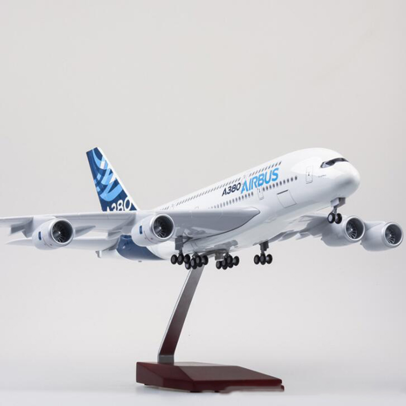1/160 Scale 50.5CM 380 Toy Airplane Airbus A380 Prototype Airline Dreamliner W Light&Wheel Diecast Plane F Collection 1/160 Scale 50.5CM 380 Toy Airplane Airbus A380 Prototype Airline Dreamliner W Light&Wheel Diecast Plane F Collection