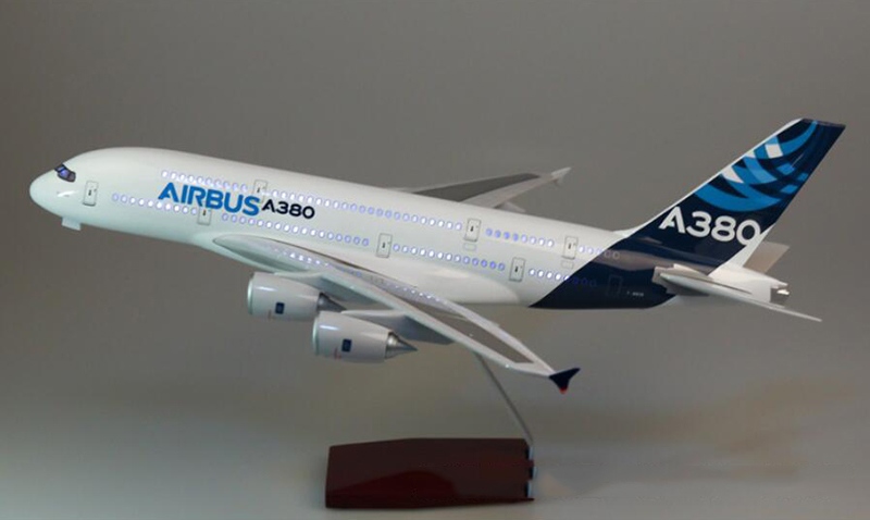 1/160 Scale 50.5CM 380 Toy Airplane Airbus A380 Prototype Airline Dreamliner W Light&Wheel Diecast Plane F Collection 1/160 Scale 50.5CM 380 Toy Airplane Airbus A380 Prototype Airline Dreamliner W Light&Wheel Diecast Plane F Collection