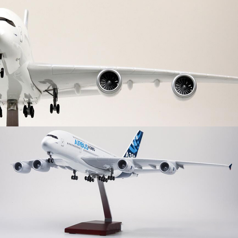 1/160 Scale 50.5CM 380 Toy Airplane Airbus A380 Prototype Airline Dreamliner W Light&Wheel Diecast Plane F Collection 1/160 Scale 50.5CM 380 Toy Airplane Airbus A380 Prototype Airline Dreamliner W Light&Wheel Diecast Plane F Collection
