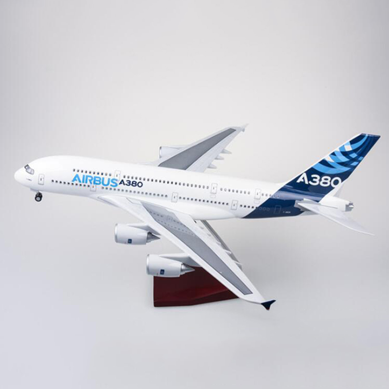 1/160 Scale 50.5CM 380 Toy Airplane Airbus A380 Prototype Airline Dreamliner W Light&Wheel Diecast Plane F Collection 1/160 Scale 50.5CM 380 Toy Airplane Airbus A380 Prototype Airline Dreamliner W Light&Wheel Diecast Plane F Collection