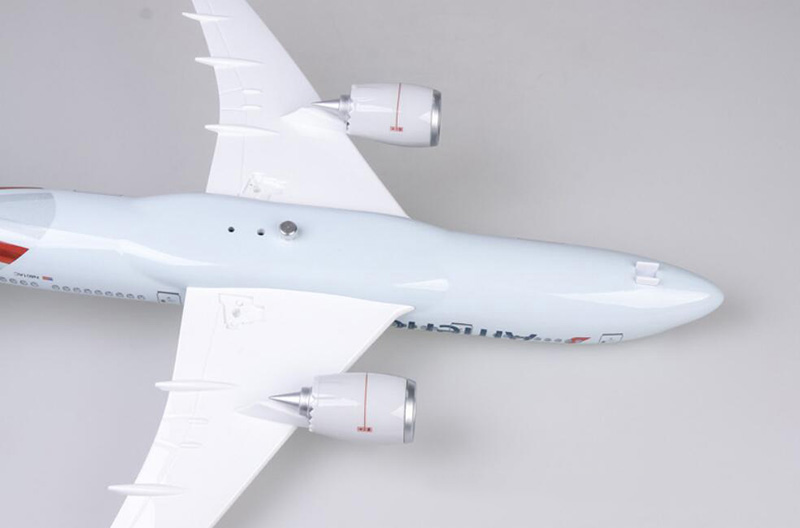 47cm 1/130 Airplane Boeing B787 Alloy Aircraft Model Dreamliner Air American Airlines W Light&Wheels Diecast Plastic Plane Toys