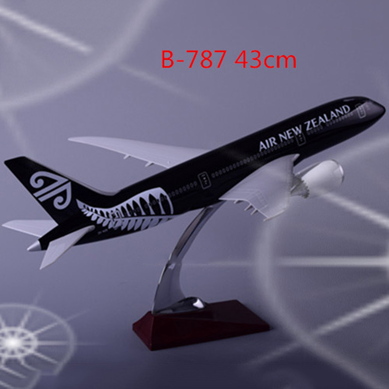 43CM 1:172 Scale 787 B787 NEW ZEALAND Dreamline Airline Airplane Aviation Model Base Aircraft Plane Toy Collectible Gifts 43CM 1:172 Scale 787 B787 NEW ZEALAND Dreamline Airline Airplane Aviation Model Base Aircraft Plane Toy Collectible Gifts