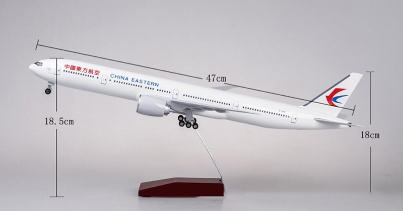 47CM 1/157 Scale Boeing B777 Dreamliner Aircraft Air China Eastern Airlines Model W Light and Wheel Diecast Plastic Resin Plane 47CM 1/157 Scale Boeing B777 Dreamliner Aircraft Air China Eastern Airlines Model W Light and Wheel Diecast Plastic Resin Plane