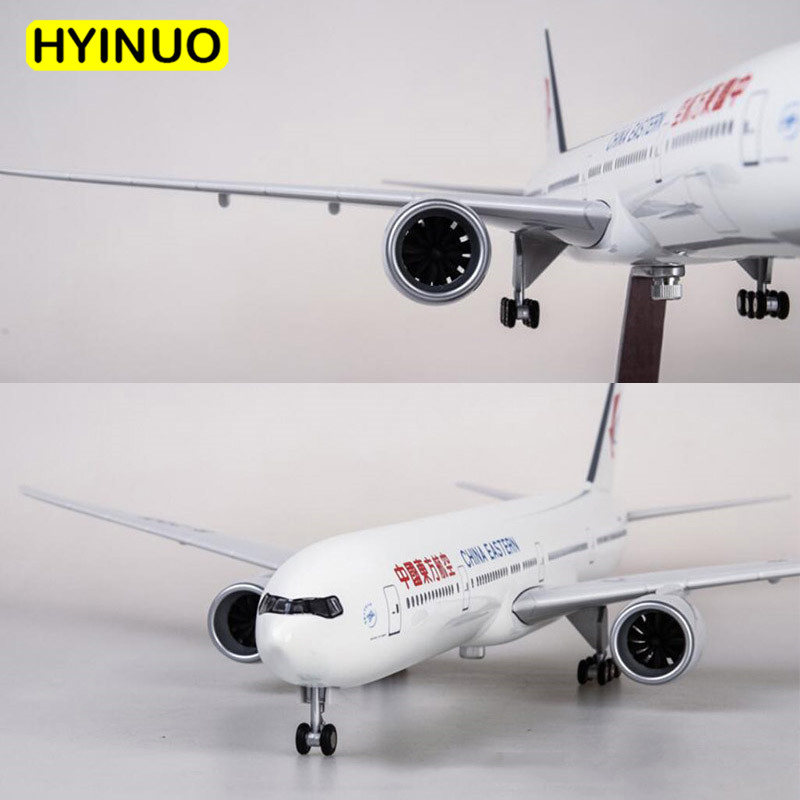 47CM 1/157 Scale Boeing B777 Dreamliner Aircraft Air China Eastern Airlines Model W Light and Wheel Diecast Plastic Resin Plane 47CM 1/157 Scale Boeing B777 Dreamliner Aircraft Air China Eastern Airlines Model W Light and Wheel Diecast Plastic Resin Plane