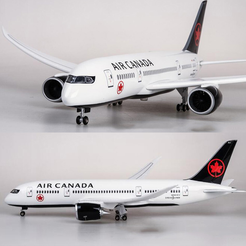 43cm 1/130 Scale Canada Airlines Boeing 787 B787 Airplane Plane Model Diecast Aircraft W Light Plastic W landing Gear Model Toy 43cm 1/130 Scale Canada Airlines Boeing 787 B787 Airplane Plane Model Diecast Aircraft W Light Plastic W landing Gear Model Toy