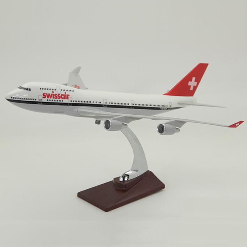 40cm 1/150 scale Boeing B747-800 model airplane toy aircraft diecast plastic alloy plane landing gear For displaycollective Gift