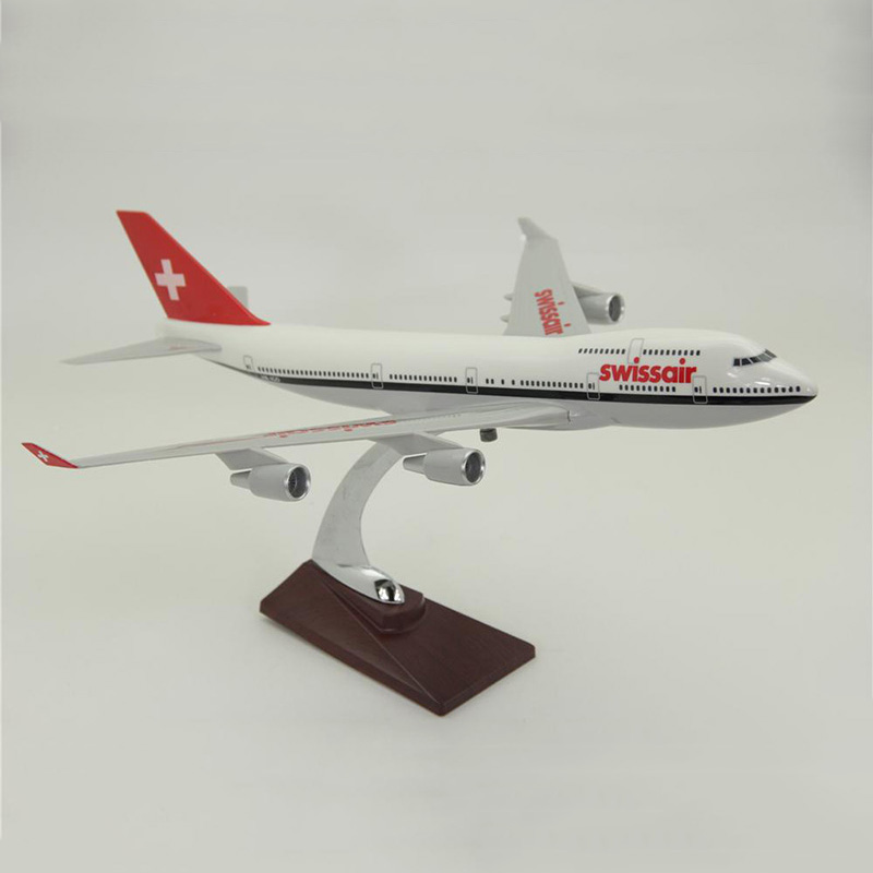 40cm 1/150 scale Boeing B747-800 model airplane toy aircraft diecast plastic alloy plane landing gear For displaycollective Gift