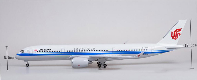 50.5CM Alloy Aircraft Model 1/142 Airbus A350 Airplane China Southern Airline W LED Light&Wheel Diecast Plastic Plane Collection