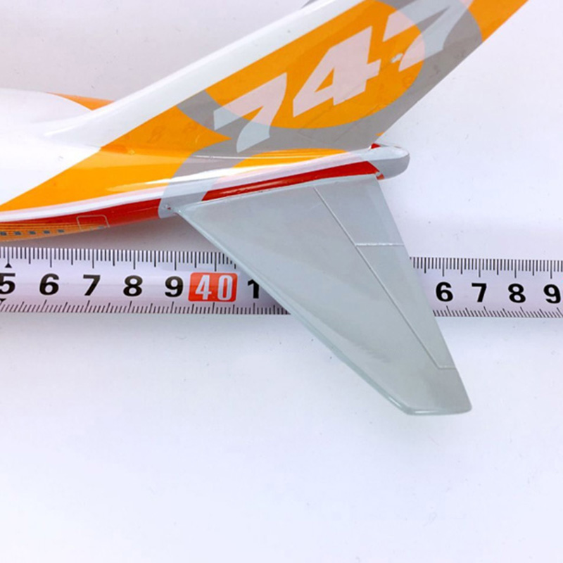 45cm 1/150 scale Boeing B747-800 model aircraft diecast plastic alloy airplane with base collection plane display toy Gift
