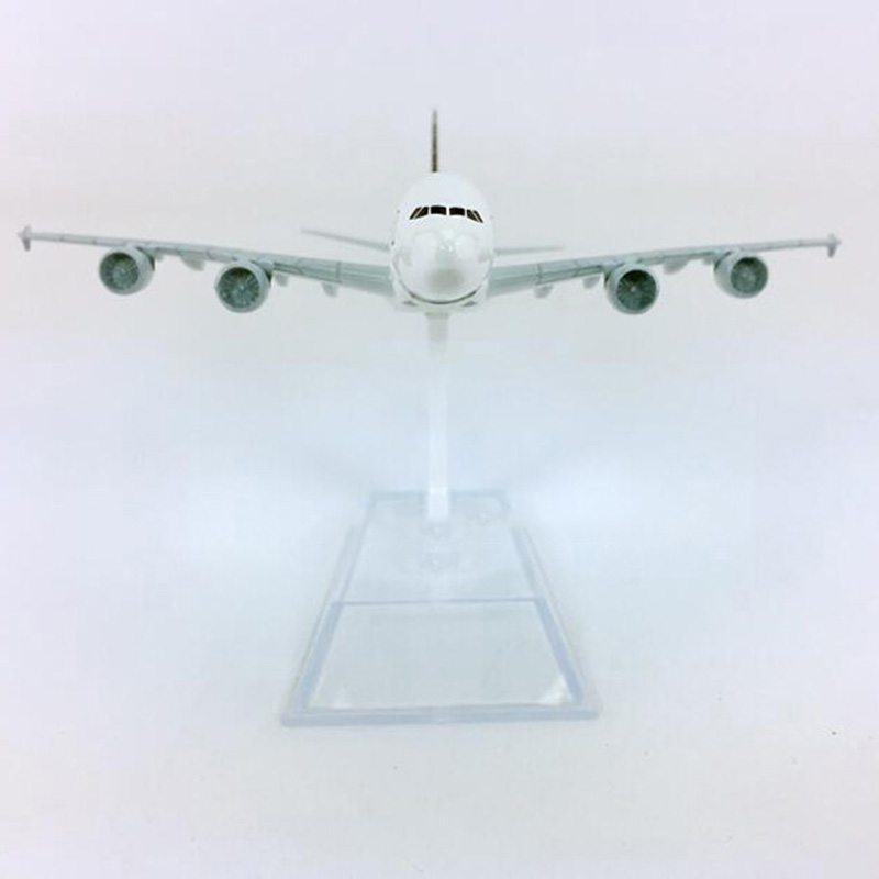 14CM Diecast Aircraft 1:400 Airbus A380-800 model Philippine airplane landing gear alloy airplane collectible display Child gift