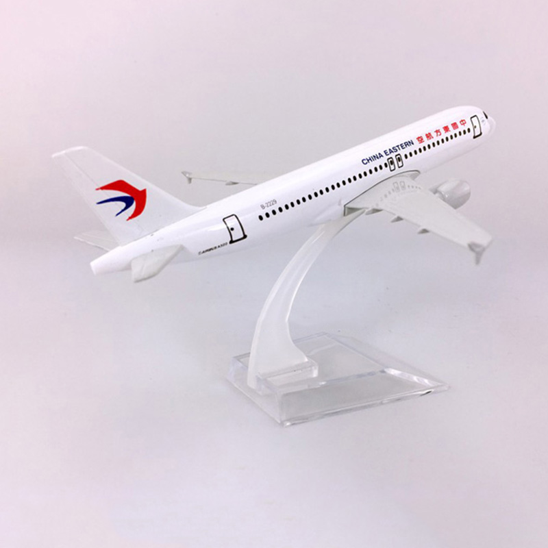 16CM 1:400 landing gear Aircraft Airbus A320-200 model China Eastern airline airplane with base alloy Diecast Plane collectible