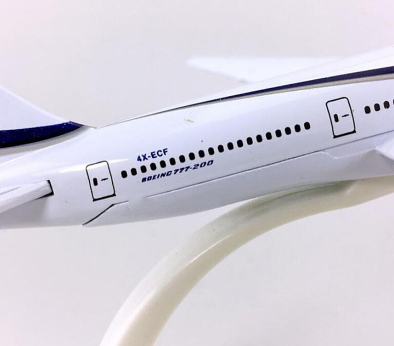16CM 1:400 Scale Classic small Boeing B777 model Aircraft El Al Air Israel airlines W Diecast base alloy airplane display Plane 16CM 1:400 Scale Classic small Boeing B777 model Aircraft El Al Air Israel airlines W Diecast base alloy airplane display Plane