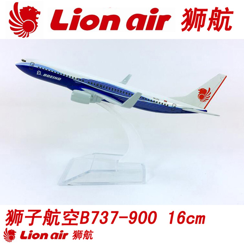 16CM 1/400 Boeing B737-900 model Aircraft Lion Air airlines airplane landing gear W base Alloy diecast airplane gifts Plane toys
