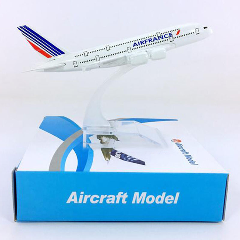 14CM 1:400 Scale Airbus A380-800 model aircraft Air France airplane landing gear W base alloy plane collectible display toy Gift 14CM 1:400 Scale Airbus A380-800 model aircraft Air France airplane landing gear W base alloy plane collectible display toy Gift