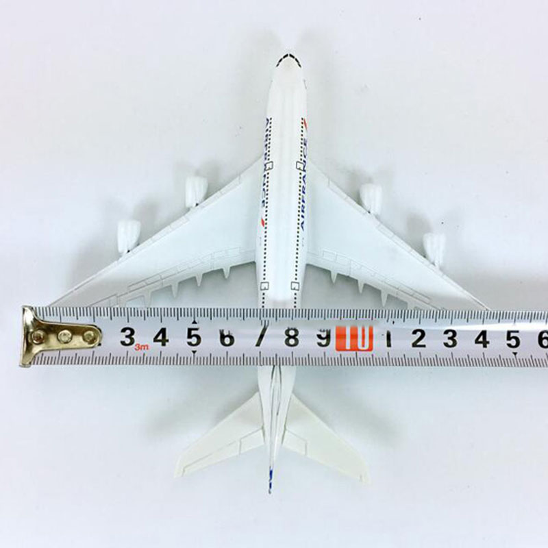 14CM 1:400 Scale Airbus A380-800 model aircraft Air France airplane landing gear W base alloy plane collectible display toy Gift 14CM 1:400 Scale Airbus A380-800 model aircraft Air France airplane landing gear W base alloy plane collectible display toy Gift