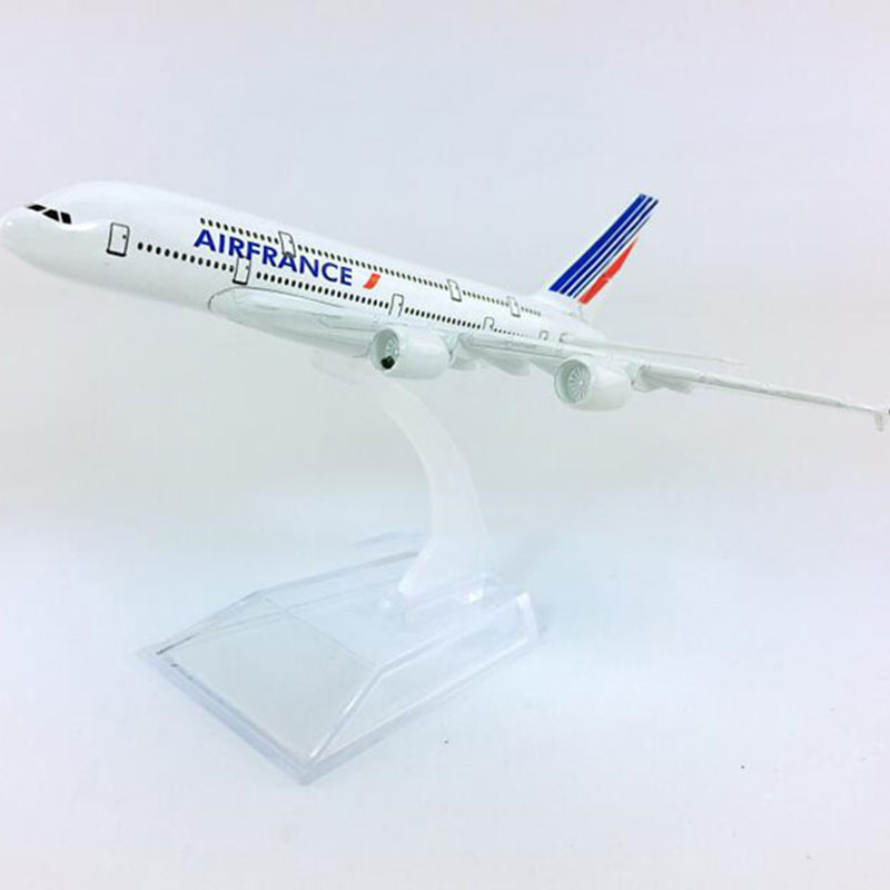 14CM 1:400 Scale Airbus A380-800 model aircraft Air France airplane landing gear W base alloy plane collectible display toy Gift 14CM 1:400 Scale Airbus A380-800 model aircraft Air France airplane landing gear W base alloy plane collectible display toy Gift