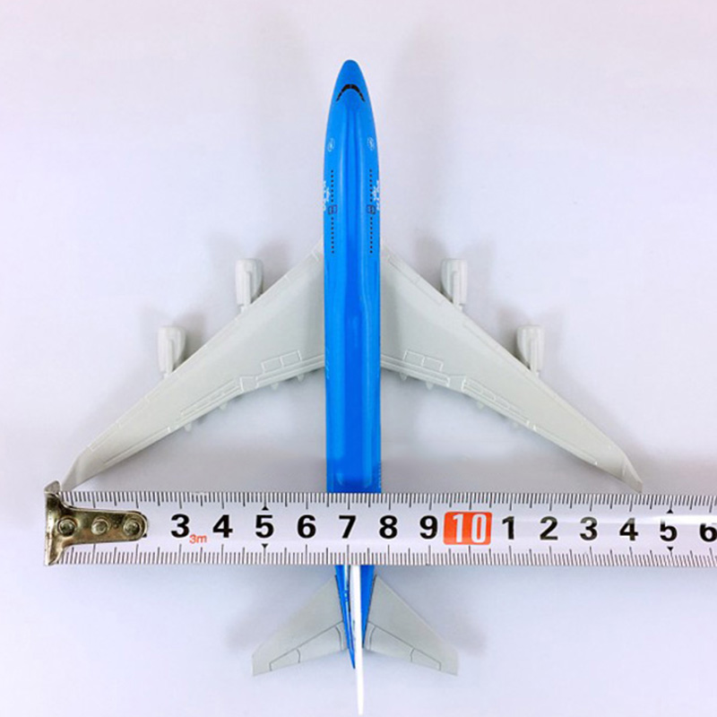 16CM Diecast Aircraft 1:400 Boeing B747-400 model Dutch Airlines KLM with base alloy airplane collectible Plane display toy Gift