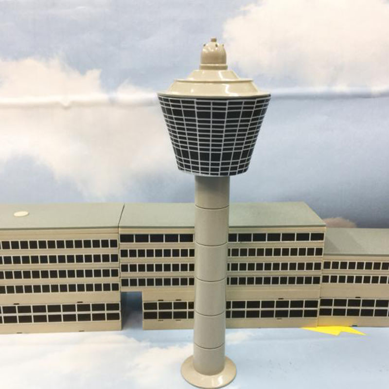 1:400 Airport Passenger Airport control CCTV tower set model for Airbus Boeing airport model aircraft plane scene display toy