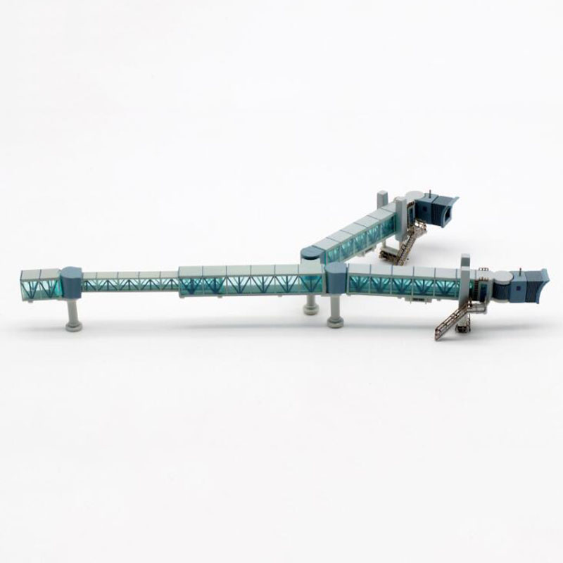 1:400 Scale Airport Passenger Boarding Bridge Single/Dual Channel & Airbus A380 model Wide body aircraft plane scene display toy