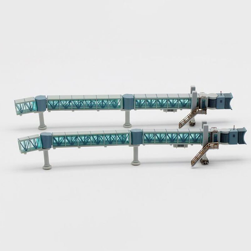 1:400 Scale Airport Passenger Boarding Bridge Single/Dual Channel & Airbus A380 model Wide body aircraft plane scene display toy