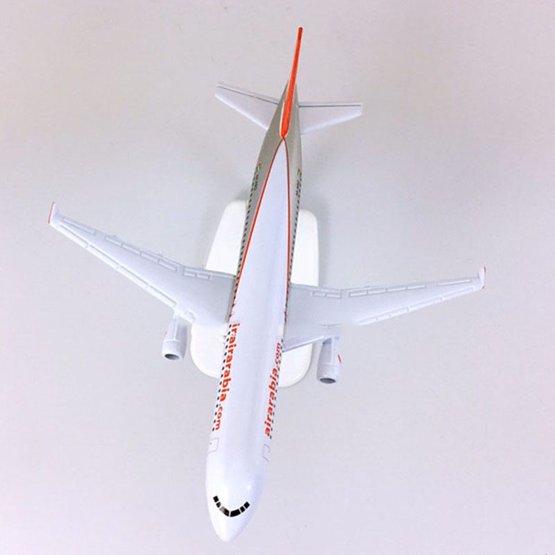 16CM 1:400 Airbus A320-200 model Airarabia airline aircraft landing gear W base alloy Diecast Airplane collectible Plane display