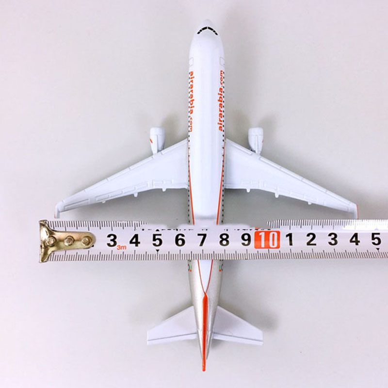 16CM 1:400 Airbus A320-200 model Airarabia airline aircraft landing gear W base alloy Diecast Airplane collectible Plane display