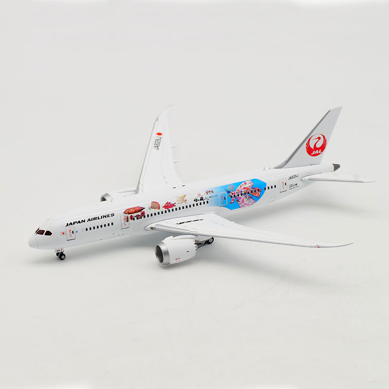 1:400 Scale B787-8 JA828J model Airplane Airlines Alloy Aircraft W base wheel Diecast plastic Plane Toy Gift display
