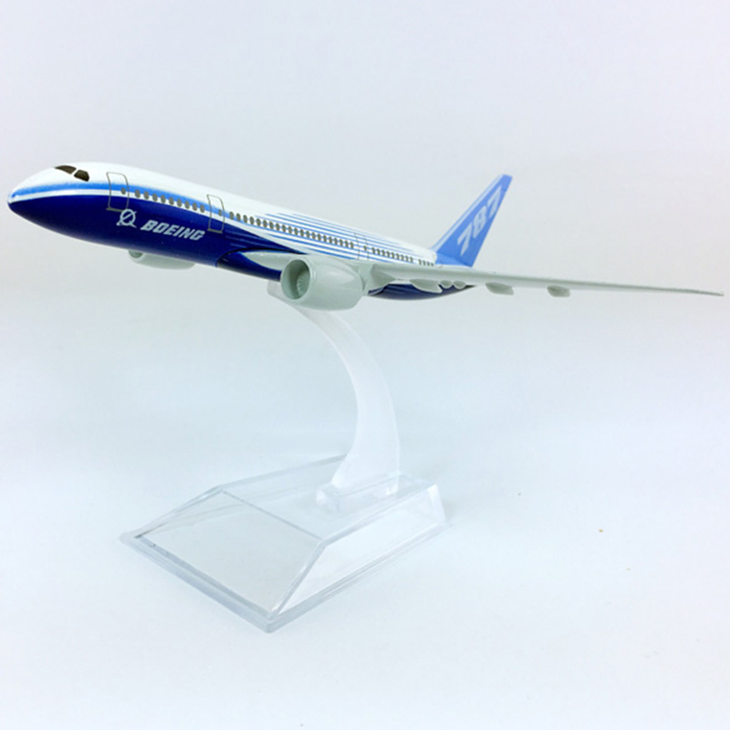 14CM Static Aircraft Model 1:400 airbus Boeing B787-800 Prototype airlines Static with base metal airplane collectible PlaneToys