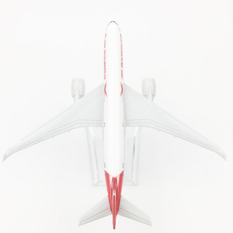 16CM 1:400 Scale Airbus A350 Airlines Model landing gear Aircraft Alloy Mauritius Airlines Aircraft W Stand base Plane Collectio
