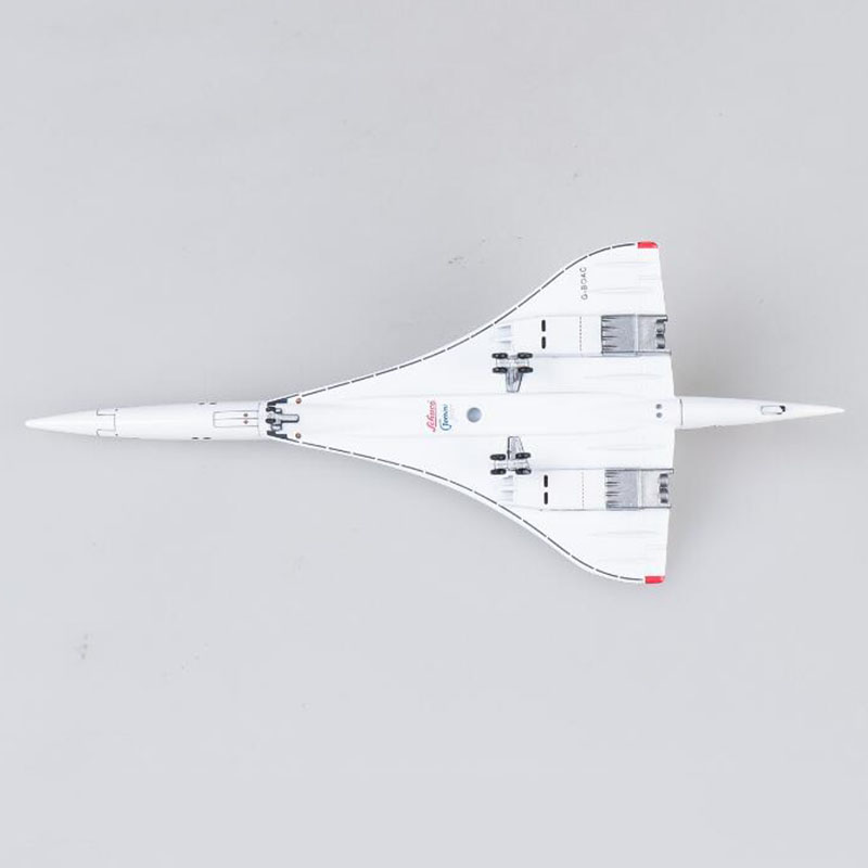 15CM Airplane 1:400 Concorde Air British 1976-2003 Airline model Diecast Alloy Aircraft with landing gear base Kids Plane Toys