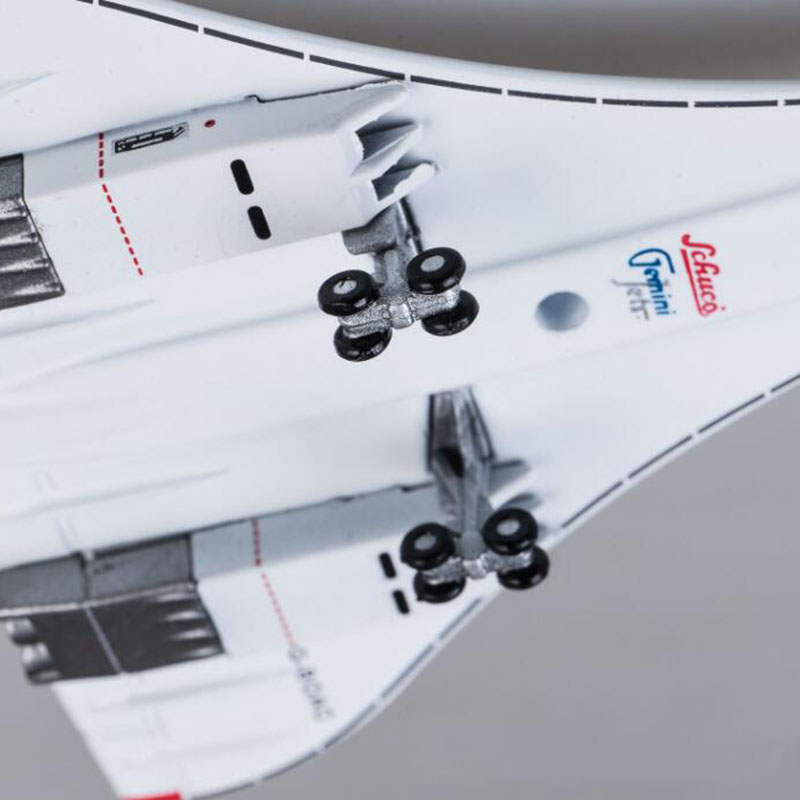 15CM Airplane 1:400 Concorde Air British 1976-2003 Airline model Diecast Alloy Aircraft with landing gear base Kids Plane Toys