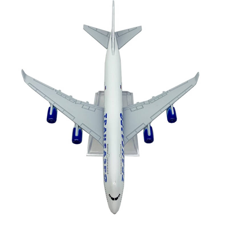 16CM 1:400 Scale Russia Transaero Airlines 747 Plane Model Airplane B747 Model with Base Alloy Aircraft Plane Toy Model Gifts 16CM 1:400 Scale Russia Transaero Airlines 747 Plane Model Airplane B747 Model with Base Alloy Aircraft Plane Toy Model Gifts
