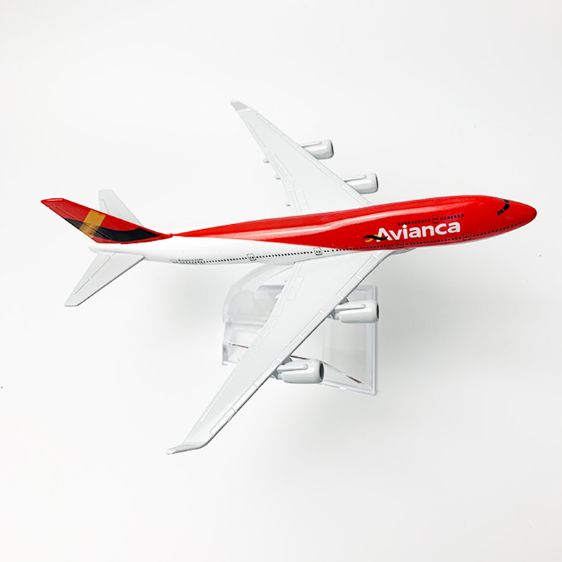 16CM 1:400 Airplane B747 Model with Base Alloy Aircraft Plane Toy Model Colobia AVIANCA Airlines 747 Plane Model Gifts Display 16CM 1:400 Airplane B747 Model with Base Alloy Aircraft Plane Toy Model Colobia AVIANCA Airlines 747 Plane Model Gifts Display