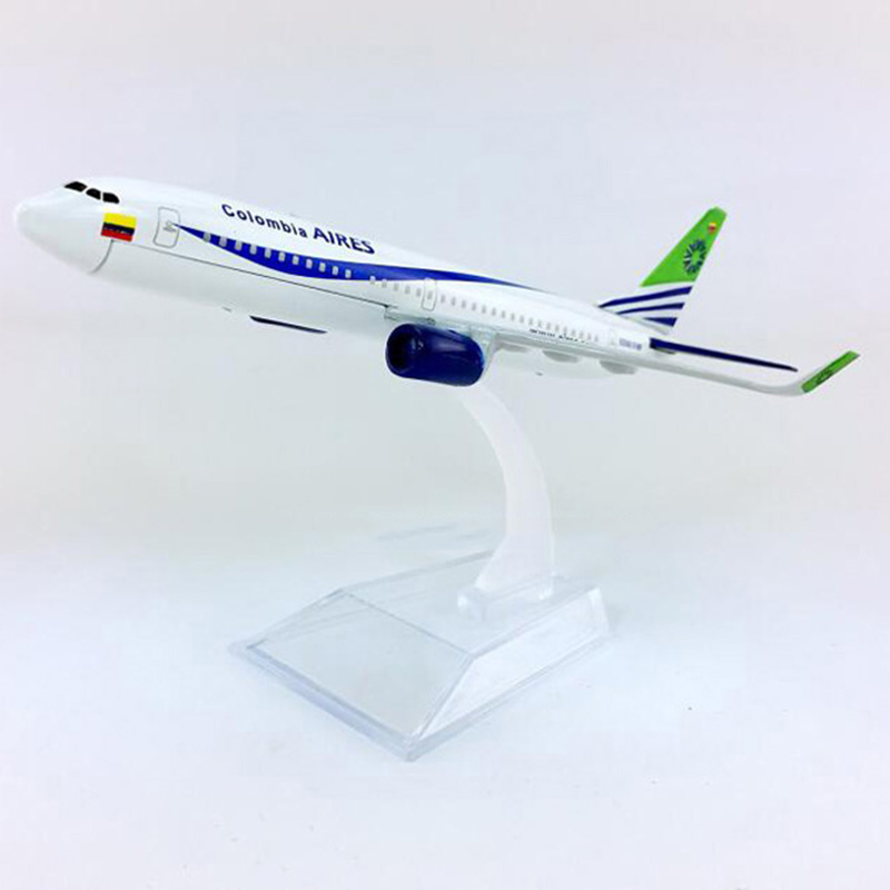 16CM Static Aircraft 1/400 Boeing B737-800 AVIANCA aires airlines airplane model toys alloy Diecast plastic plane gifts for kid
